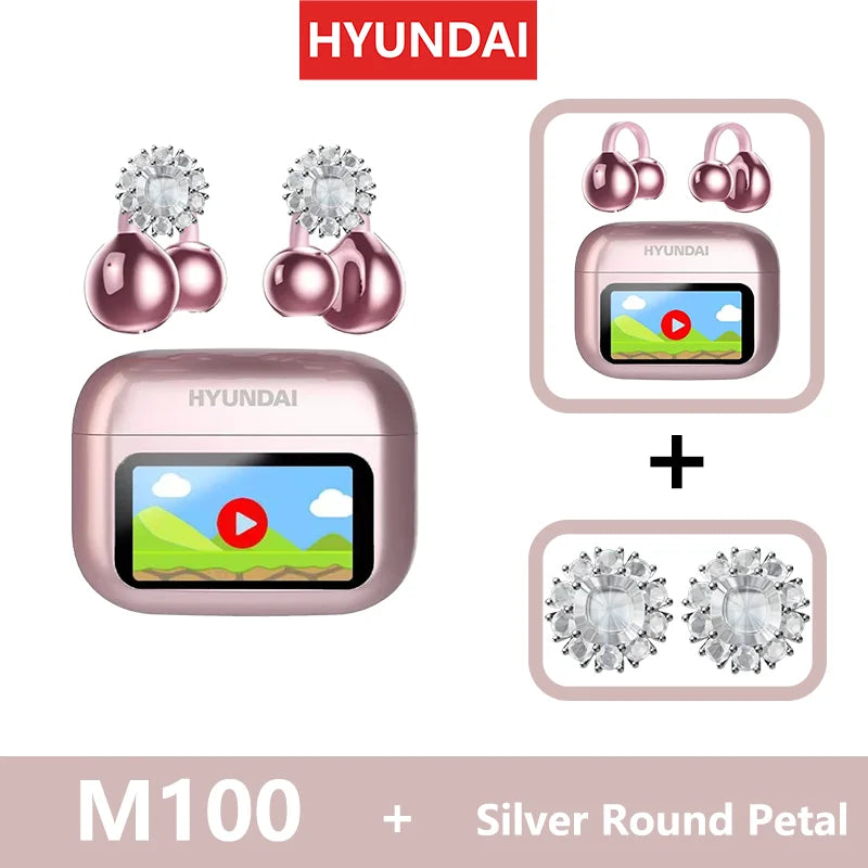 EchoGrip™ M100 ENC Ear Clip Earphones – Style, Sound, and Smart Control